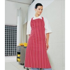 Premier Butchers Style Striped Bib Apron