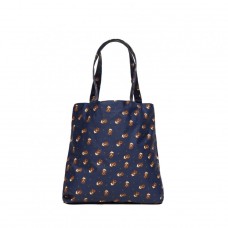 Ollie And Nic Exclusive Errol Owl Shopper In Navy