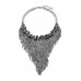 Fiorelli Costume Large Bib Necklace With Long Chain