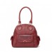 Ollie And Nic Eugenie Tote In Dark Red