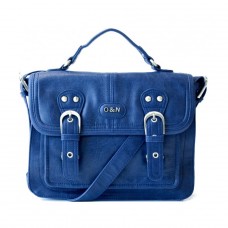 Ollie And Nic Mini Georgina Satchel In Navy