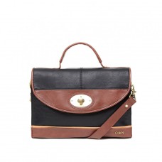 Ollie And Nic Chloe Cross Body Black And Tan