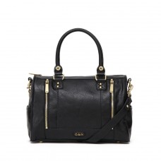 Ollie And Nic Alison Barrel Handbag In Black