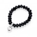 Fiorelli Costume Black Bead Bracelet With Heart Charm