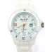 Skimp Ambitieuse Watch In White With White Face