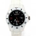 Skimp Ambitieuse Watch In White With Black Face