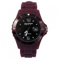 Skimp Ambitieuse Watch In Burgundy