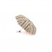 Orla Kiely Umbrella In Cross Hatch Brown And Cream Stem Range