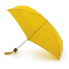 Orla Kiely Umbrella In Ochre Small Bi-colour Stem Range