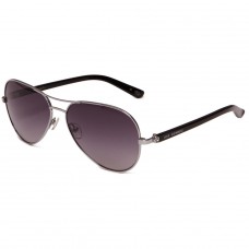 Lulu Guinness Sunglasses In Gun Metal Aviators