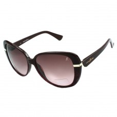 Guess By Marciano Sunglasses In Burgundy Oversized Cats Eyes