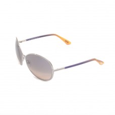 Tom Ford 'iris' Sunglasses Oversized In Grey/blue