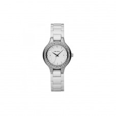 Dkny Watch Ceramic White And Silver