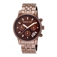 Michael Kors Watch In Brown  - Chronograph