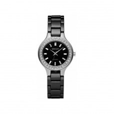 Dkny Watch Ceramic In Black And Silver