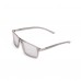Ysl Sunglasses In Grey/clear Rectangles
