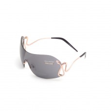 Roberto Cavalli Sunglasses In Gold Visor