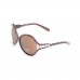 Guess By Marciano Sunglasses In Tortoiseshell Oversized Round