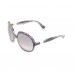 Emilio Pucci Black & Clear Oversized Round Sunglasses