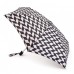 Lulu Guinness Umbrella - Black And White Chevron Tiny 2