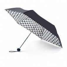 Lulu Guinness Umbrella Lips Grid Grey Design