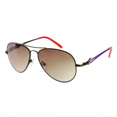 Guess Sunglasses In Brown/vilet Aviators