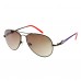 Guess Sunglasses In Brown/vilet Aviators