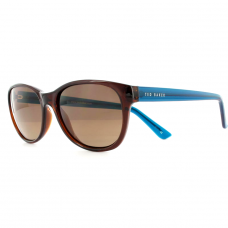 Ted Baker 'kolika' Sunglasses In Wayfarer Shape In Brown Colour: Brown