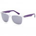 Pepe Jeans Zack Wayfarer Style In Transparent Clear & Purple
