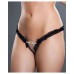 Titlion Yellow Brilliance Gathered Crotchless G-string