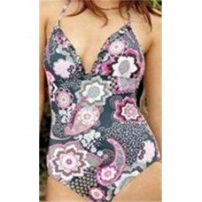 Moontide Cerise Vintage Frill Swimsuit