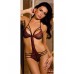 Rene Rofe Strappy Lace Teddy