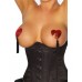 Red Heart Shape Sequin Pasties