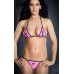 Black And Pink  Victory Dancer Bikini Set