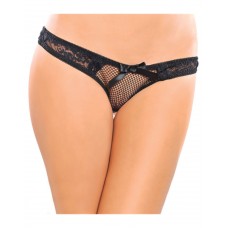 Late Night Black Thong