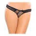 Late Night Black Thong