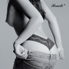 Bracli Soft Lace Classic Black Pearl Thong