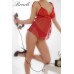 Bracli Red Satin Lingerie Babydoll
