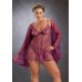 Rose Princess Plus Size Lace Babydoll Set