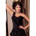 Black Rose Corset Top