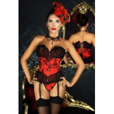 Red Peasant Corset