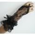 Short Lace Gloves - Black