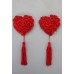 Red Rose Nipple Covers