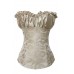 Gold Satin Corset Top
