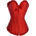 Red Overbust Corset Top