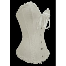 White Overbust Corset Top