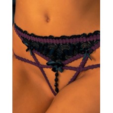 Open Crotch Victorian Style G-string