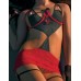 Underwire Polka Dot Cotton And Lace Chemise