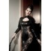 Black Vinyl Bodysuit