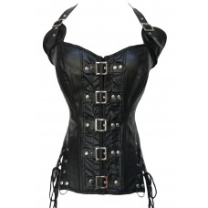 Faux Leather Steampunk Corset